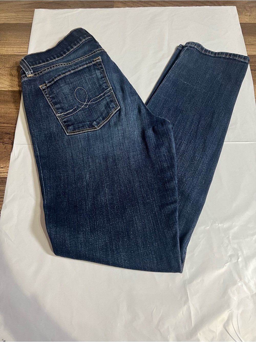 Lucky Brand Dark Blue Straight Leg Jeans